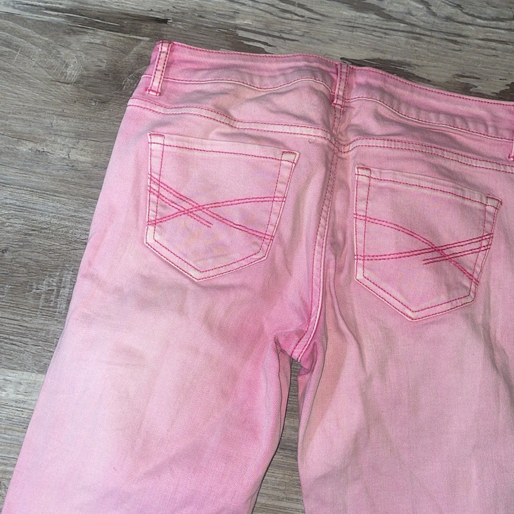 Aeropostale pink ultra skinny Ashley Jeans size 3/4 - Picture 9 of 11